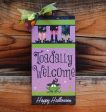 Toadally Welcome Halloween sign. Sale