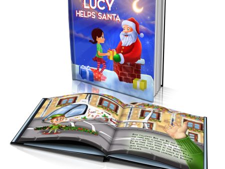 Hard Cover Story Book - Helping Santa Fashion