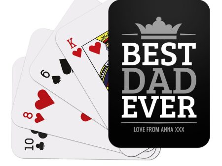 Best Dad Ever Playing Cards Discount