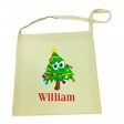 Christmas Tree Christmas Calico Tote Bag Cheap