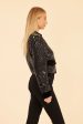 Sequin Velvet Trim Jacket Online