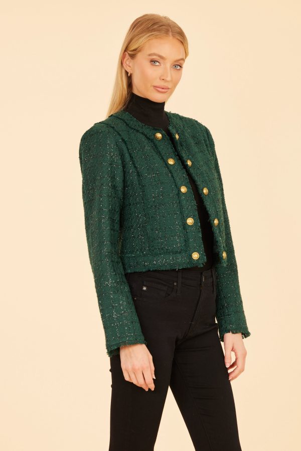 Lurex Tweed Jacket For Discount