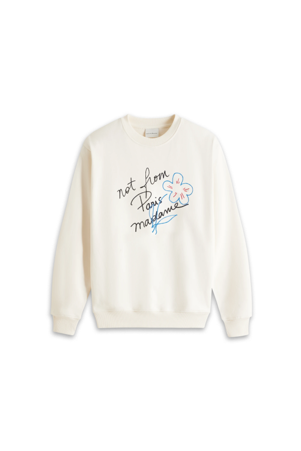 Le Sweatshirt Slogan Esquisse Discount