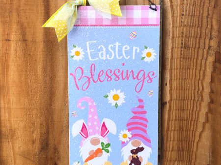 Easter Blessings Gnome sign. Online now