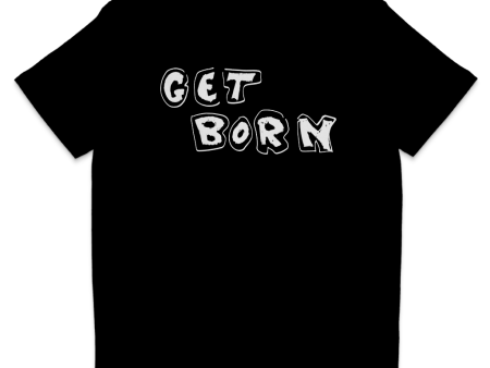 Bob Dylan - GET BORN - White Text Fashion