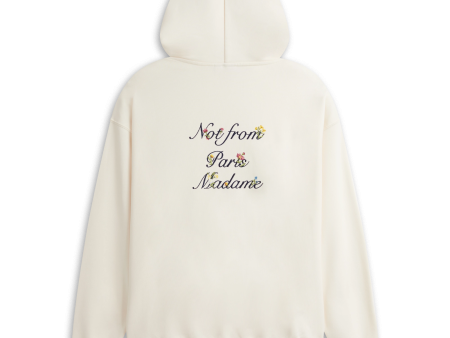 Le Hoodie Slogan à Fleurs Fashion