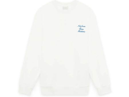 Le Sweatshirt Slogan Cursive Online