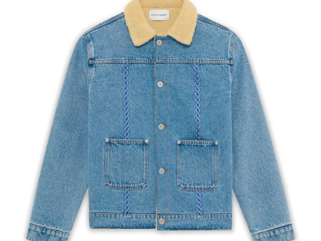 La Veste Denim Tressée Cheap