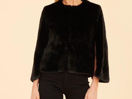 Faux Fur Split Sleeve Jacket For Discount