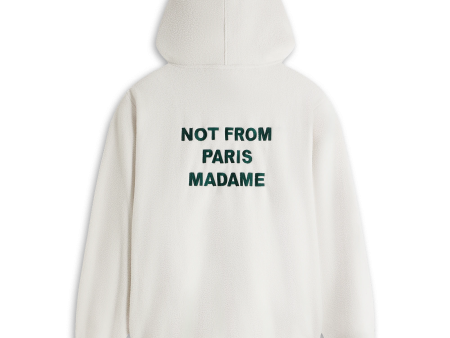 Le Hoodie Polaire Slogan on Sale