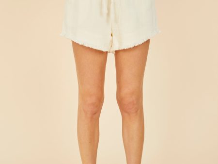 Drawstring Gauze Shorts Fashion