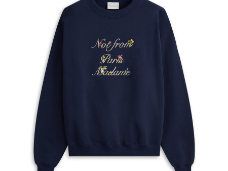 Le Sweatshirt Slogan à Fleurs For Sale