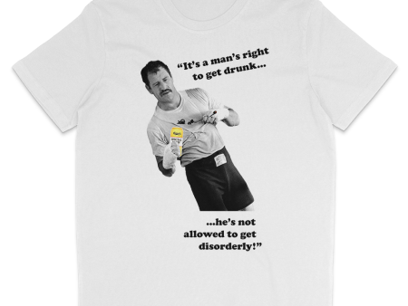 Paul Sykes -  It s a man s right to get drunk...  - Black Text Online now