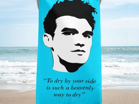 The Smiths -  To dry by your side is such a heavenly way to dry  - Light Blue - Beach Towel Towel Online