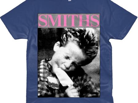 THE SMITHS -  Boy With Lolly  - 1986 - Pink & Black - Denim Blue on Sale