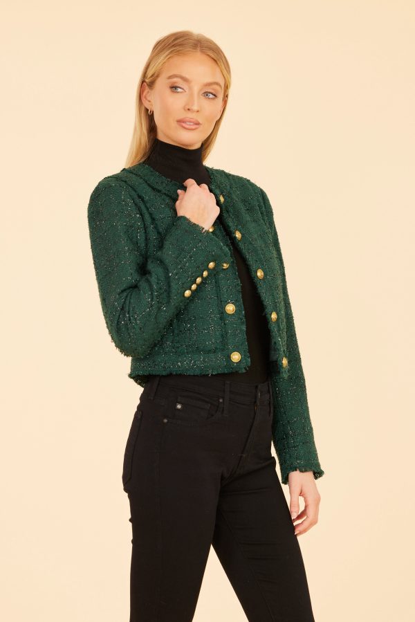 Lurex Tweed Jacket For Discount