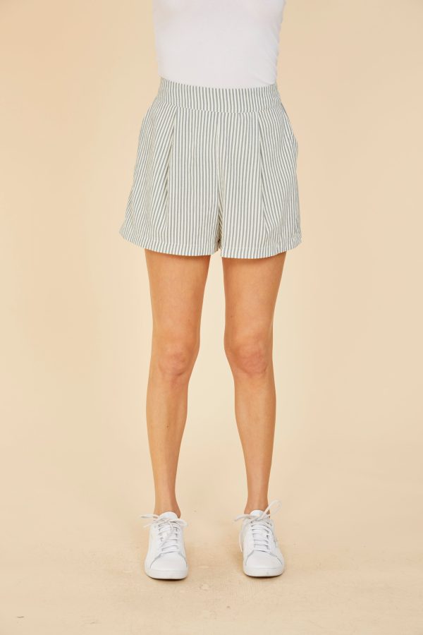 Striped Seer Sucker Shorts Online Sale