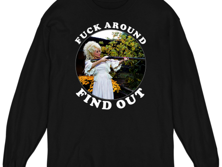 Fuck Around Find Out - White Text - Long Sleeve Discount