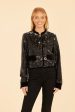 Sequin Velvet Trim Jacket Online