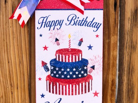 Happy Birthday America sign. Online Sale