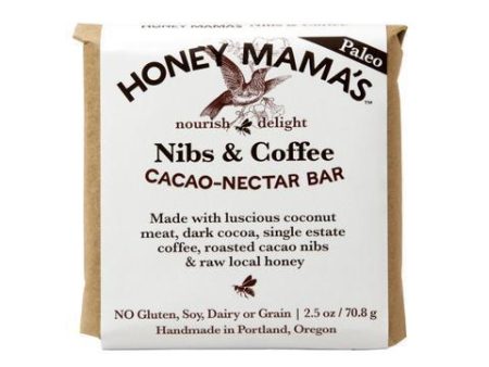 Honey Mamas Nib cffe Cacao Nctr Bar Ogc 2.5oz For Cheap