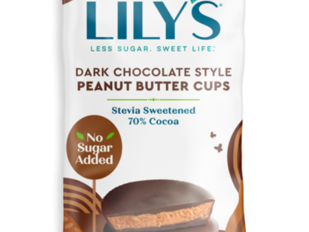 Lilys Dark Choco Peanut Butter Cups Ogc 3.2oz Sale