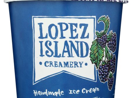 Lopez Island Wild Blackberry Ice Cream 16 Oz Online Hot Sale