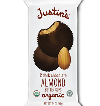 Justins Dark Choco Almond Bttr Cups Og 1.4 Oz For Sale