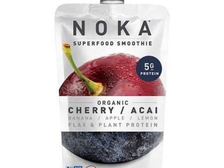 Noka Cherry Acai Superfood Smoothie Og 4.22oz Online now