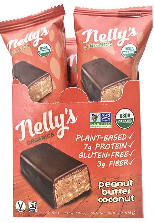 Nellys Org Choc Pnut Btr Coconut Bar Og 1.6oz Online Hot Sale