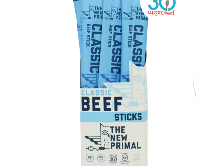 The New Primal Classic Beef Jerky Stick 1oz Sale