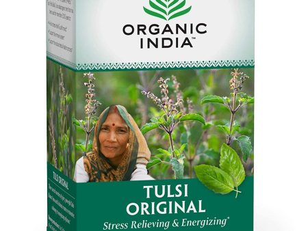 Organic India Wellnss Tea Tulsi Original Og 18bg on Sale