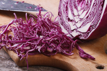 Org Red Cabbage (per pound) Each head weighs between 1.5 and 3# Discount